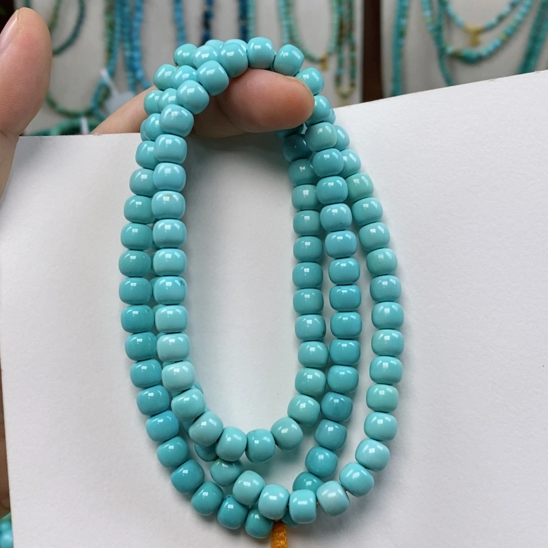 绿松石未镶嵌108串7.2