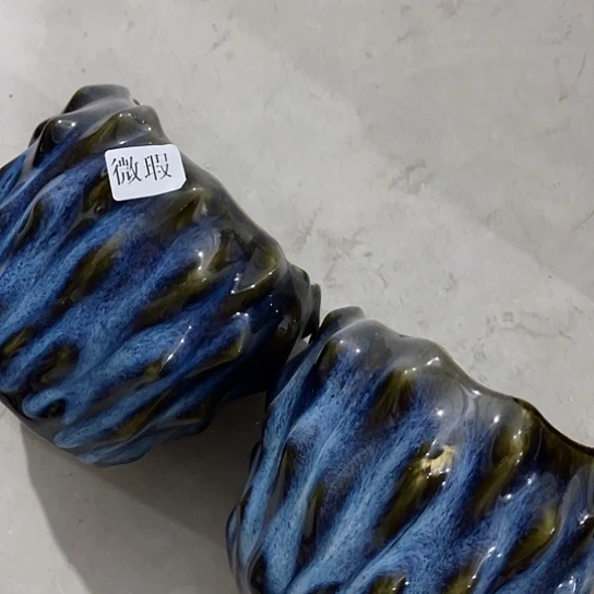 多肉绿植陶瓷花盆，9.9包邮，有孔