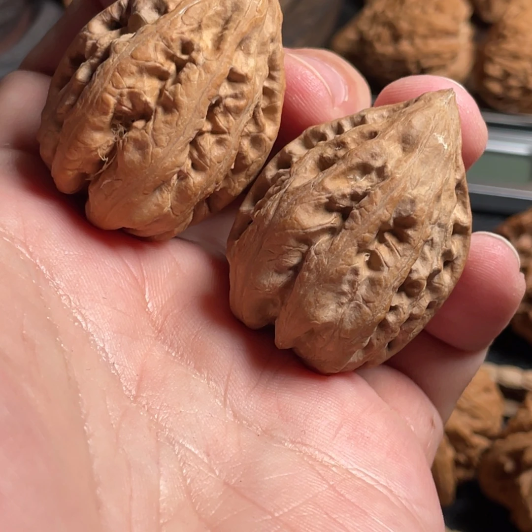 文玩核桃吊坠东北野秋奶尖