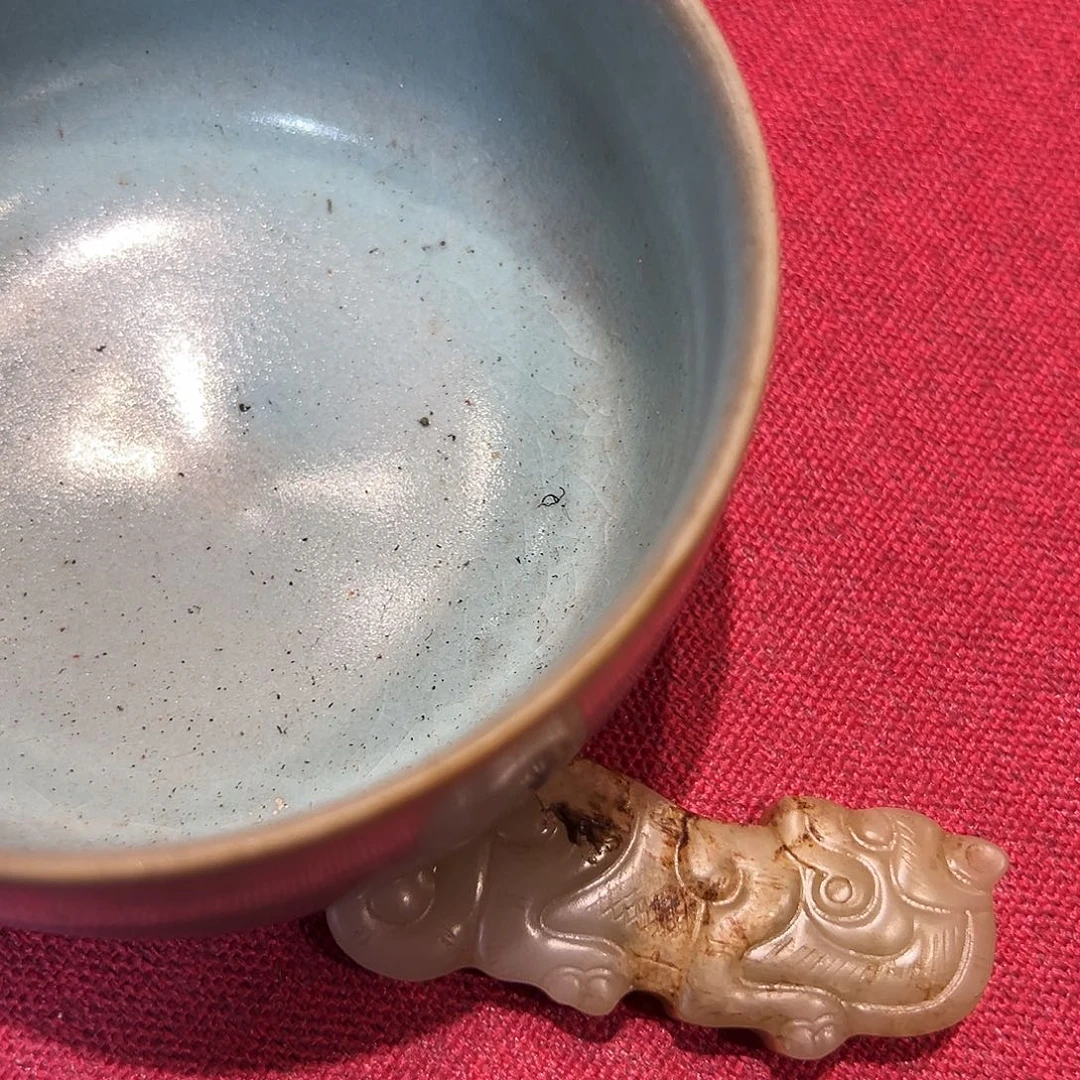 一***香瓷片五大名窑瓷器摆件瓷片