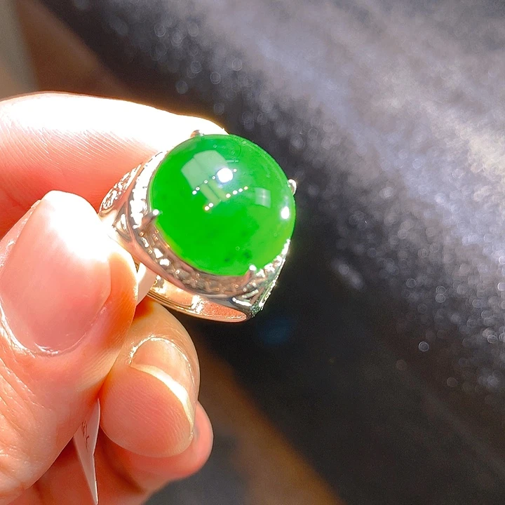 【闪购商品】翡翠颈饰银S925镶嵌翡翠