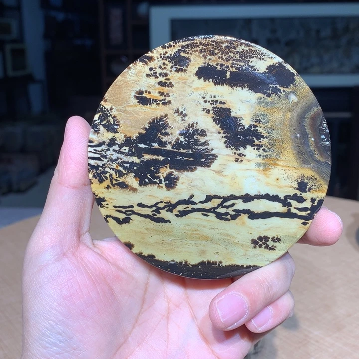 广西国画石摆件，观赏收藏