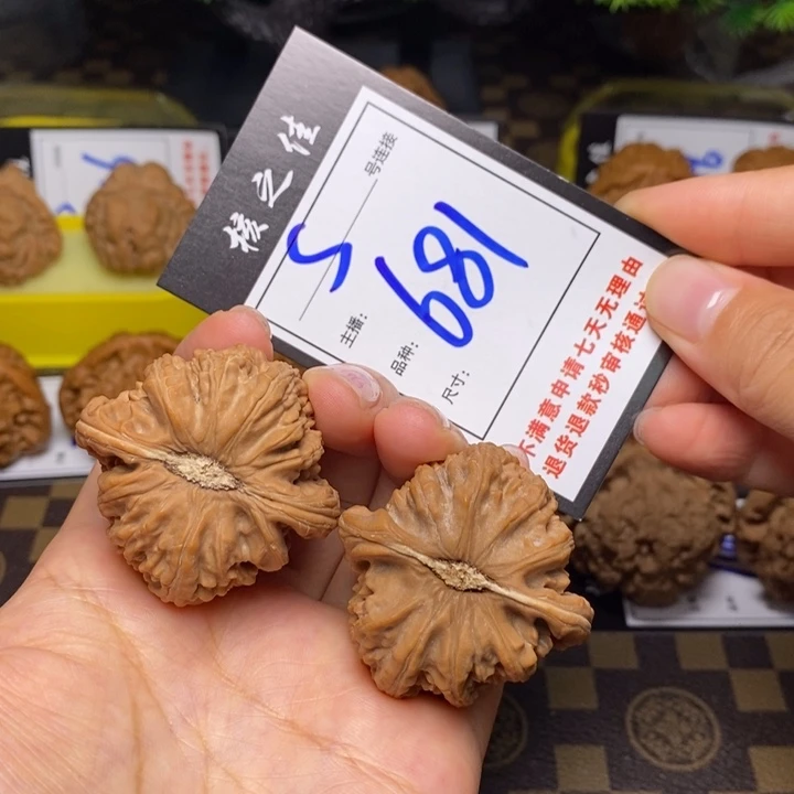 把件文玩核桃44白狮子681