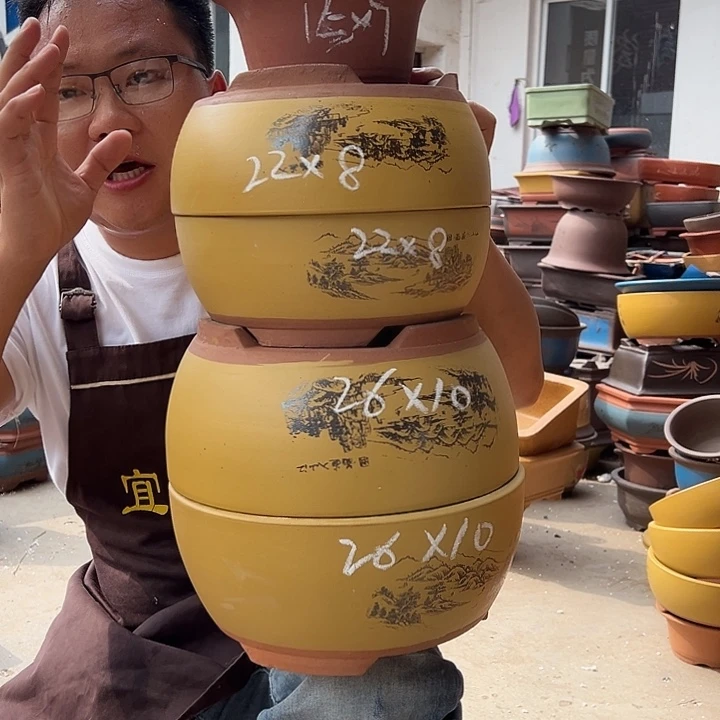 紫砂花盆紫砂花盆