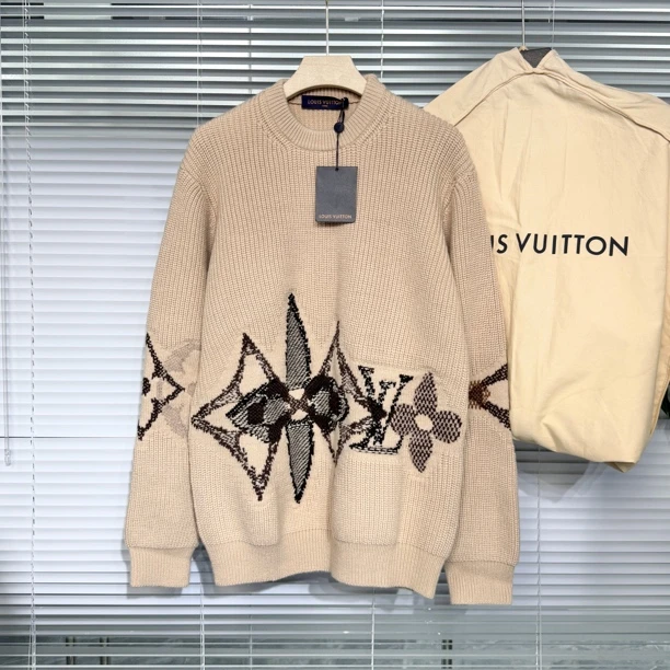 未使用 LouisVuitton/路易威登 26款SKI滑雪系列 三花 厚款羊毛衫