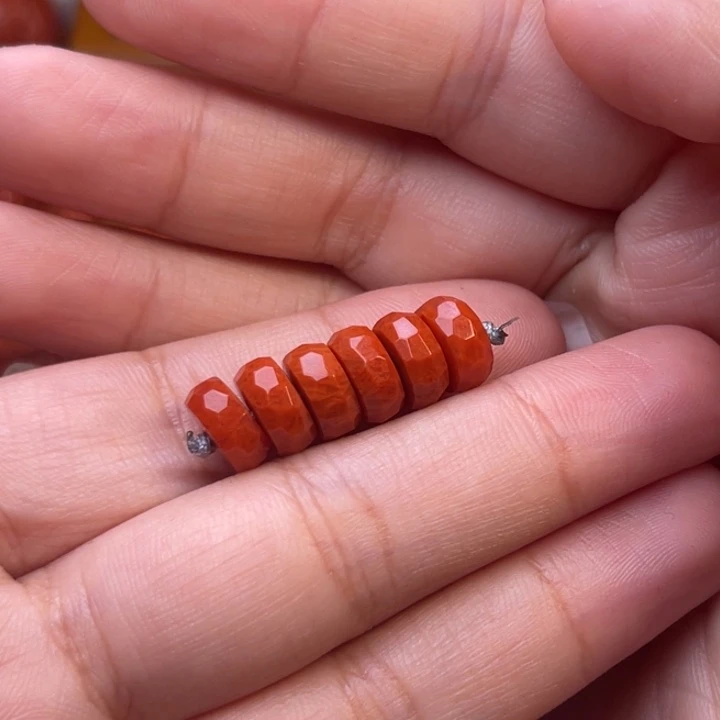 ꧔***࿐未镶嵌川料瓦西隔片南红玛瑙