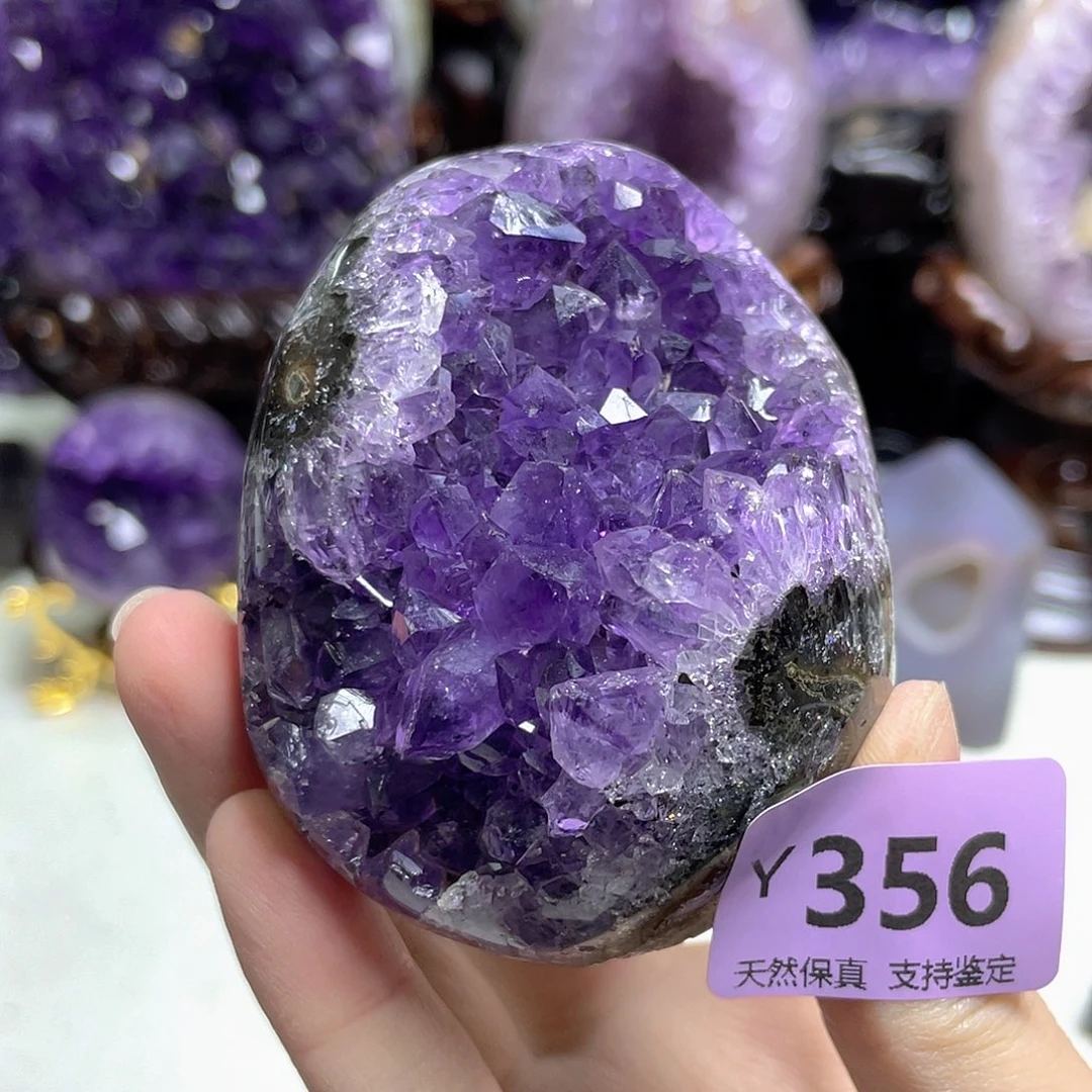 珠宝半成品未镶嵌紫晶