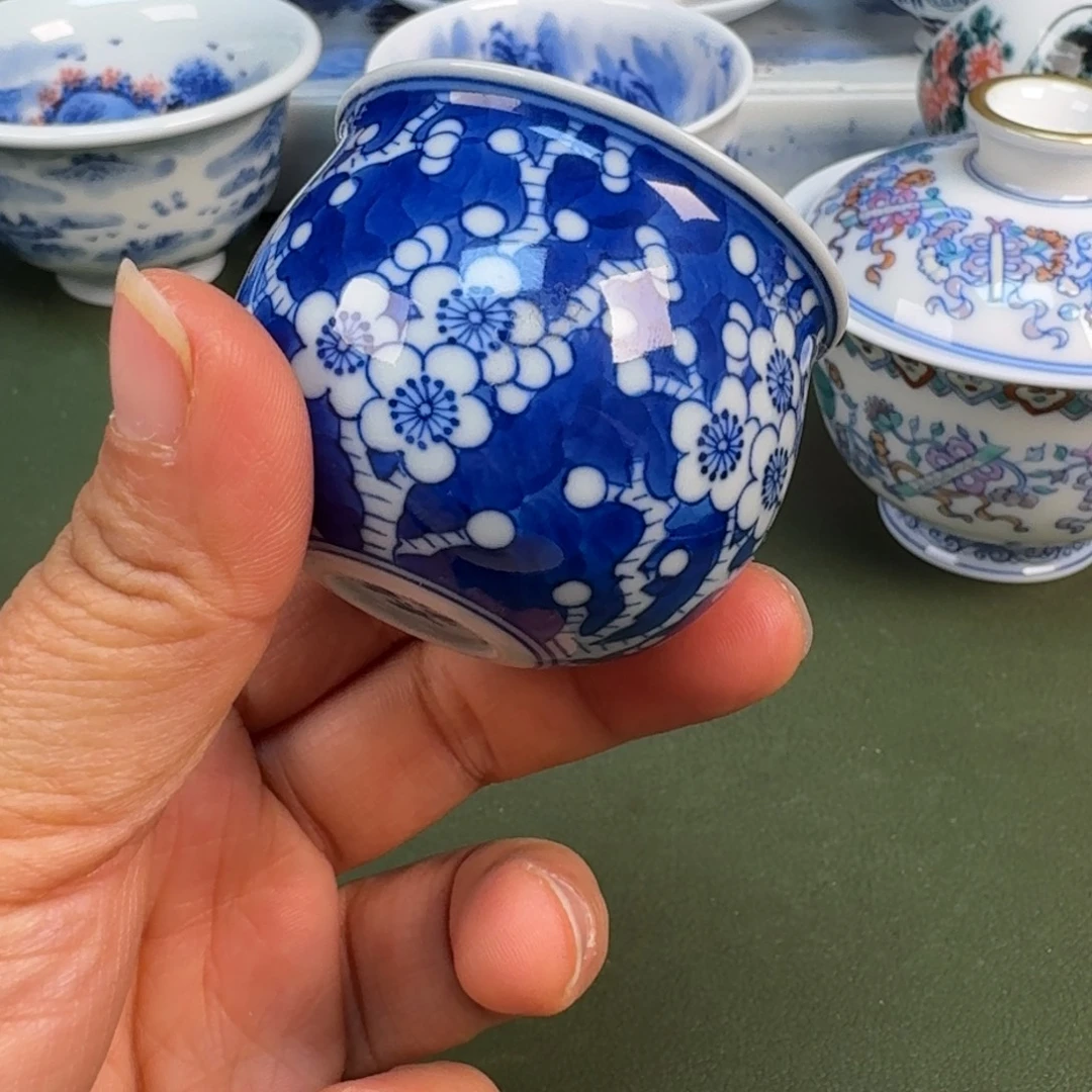 陶景德镇纯手绘茶具圆圆222