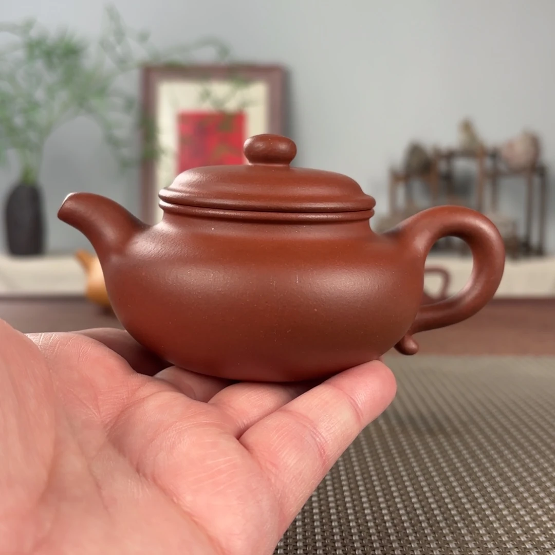 紫砂茶壶微瑕黄龙山原矿紫砂壶