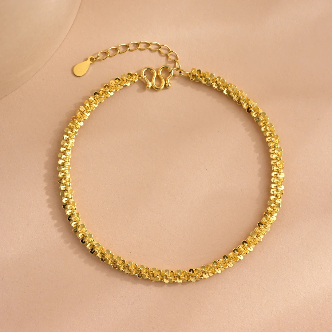 925银手链 【云上叙】13 V1535-S925银手链-15.5+3mm（东哥）