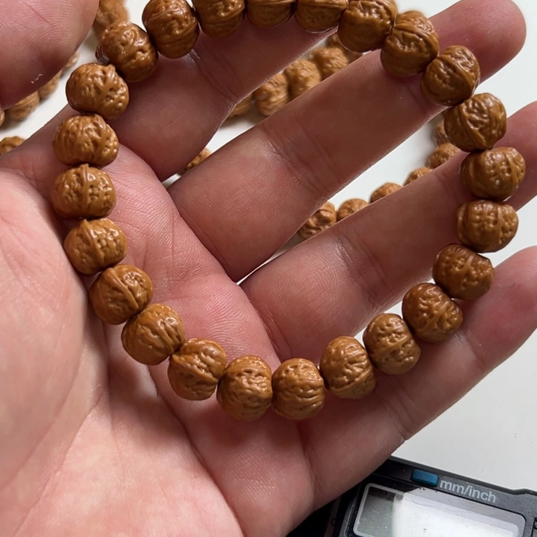 猴头核桃吊坠门头沟磨盘单圈  猴头雕刻