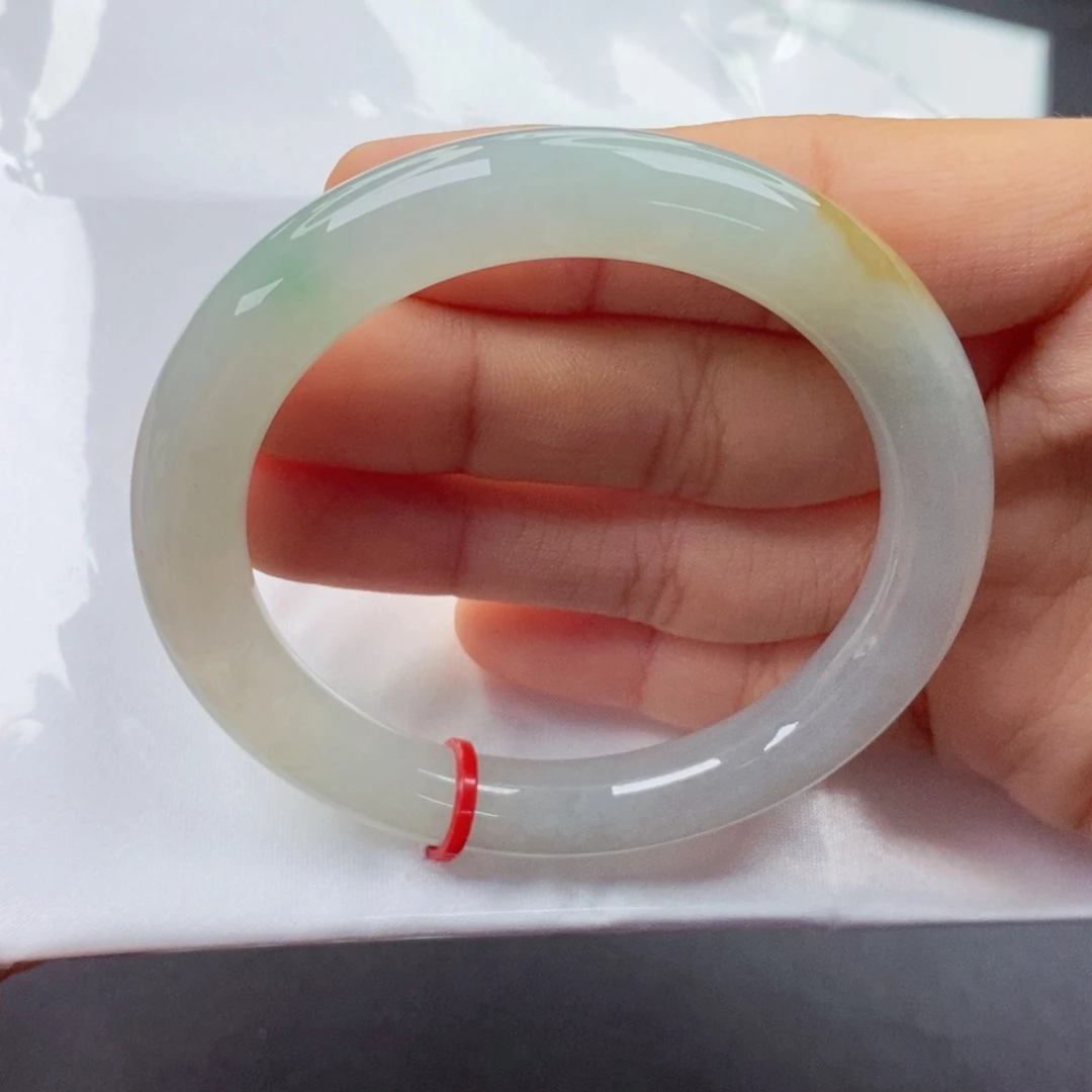 翡翠未镶嵌手镯（圆镯）5354圈