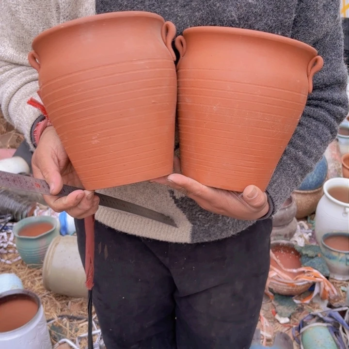 红陶口径 高度 花盆18 21