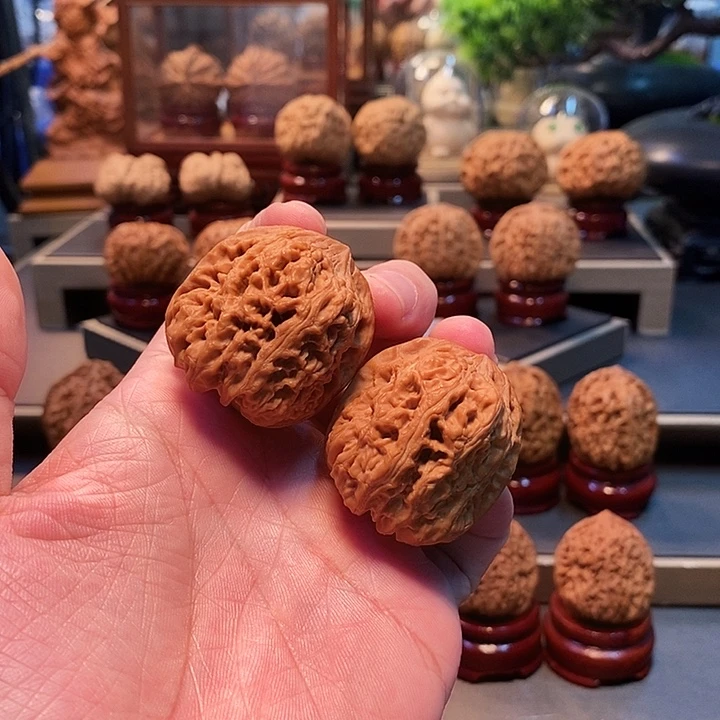 文玩核桃把件西北将军膀