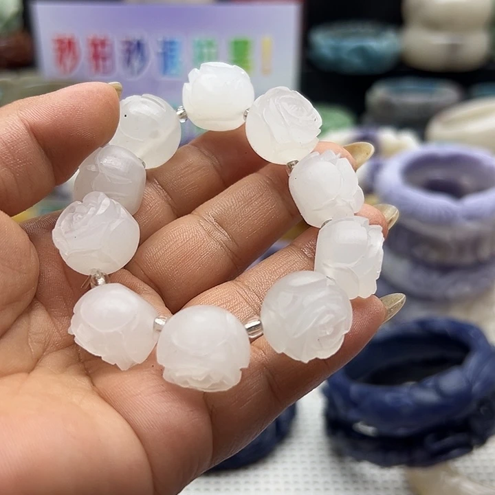 石英岩玉手镯未镶嵌玲****乐