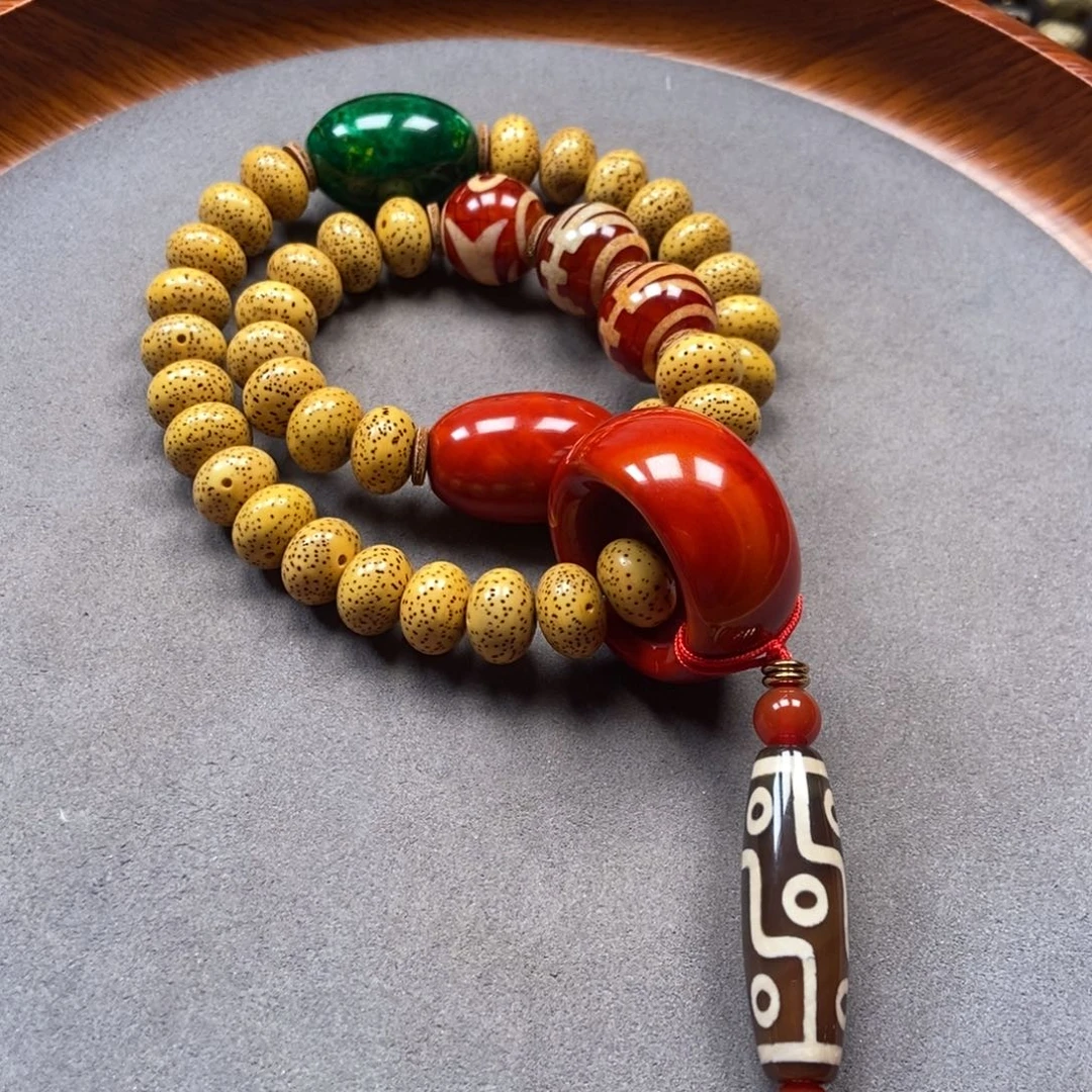 菩提把件未镶嵌7*星月菩提子