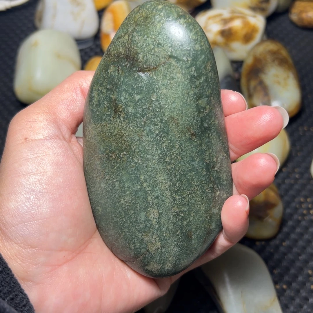 和田玉未镶嵌挂件B42