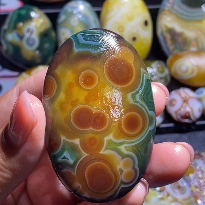 玛瑙/玉髓未镶嵌吊坠(不含链)154