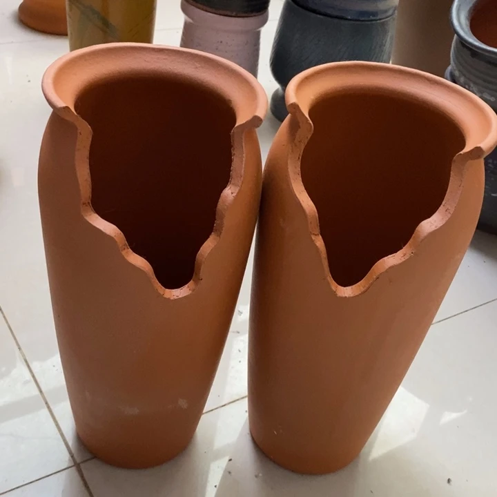 粗陶红陶绿植花盆958