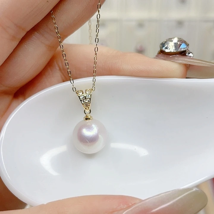 合金吊坠(赠链)淡水珍珠