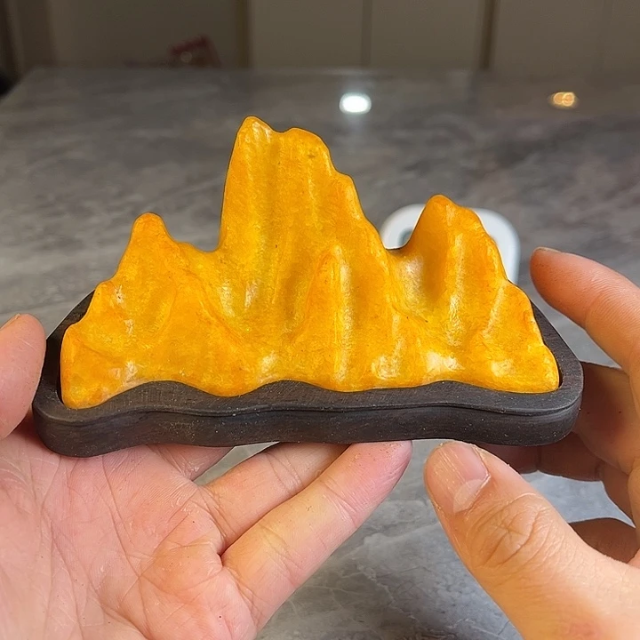 冤***头奇石茶宠鱼缸文房摆件