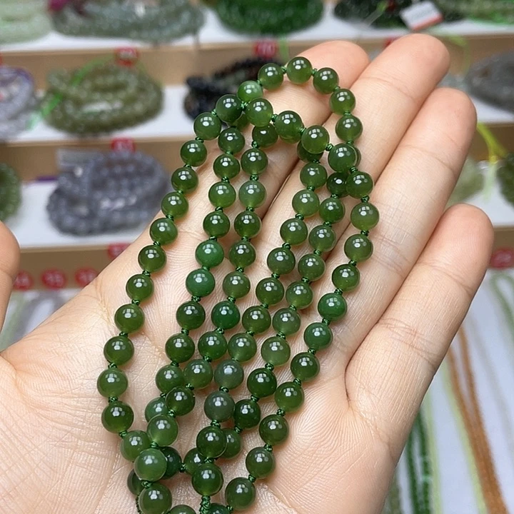 和田玉颈饰未镶嵌6mm