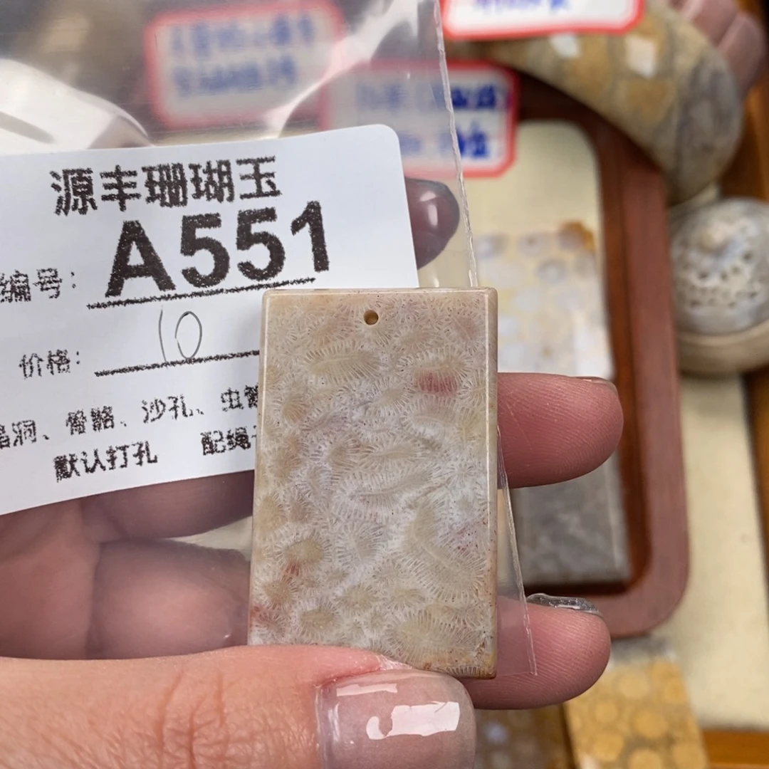 硅化玉颈饰未镶嵌C*•