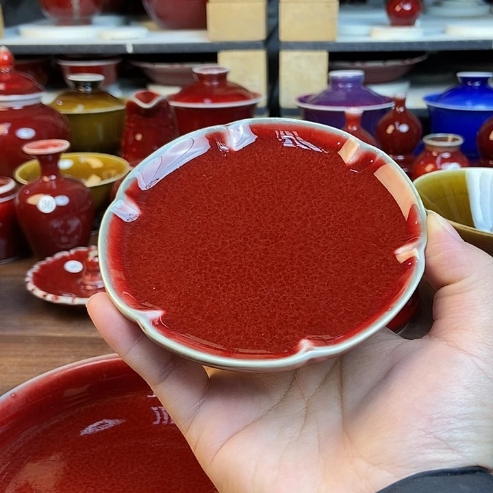 陶瓷东****扣景德镇名陶坊原矿郎红