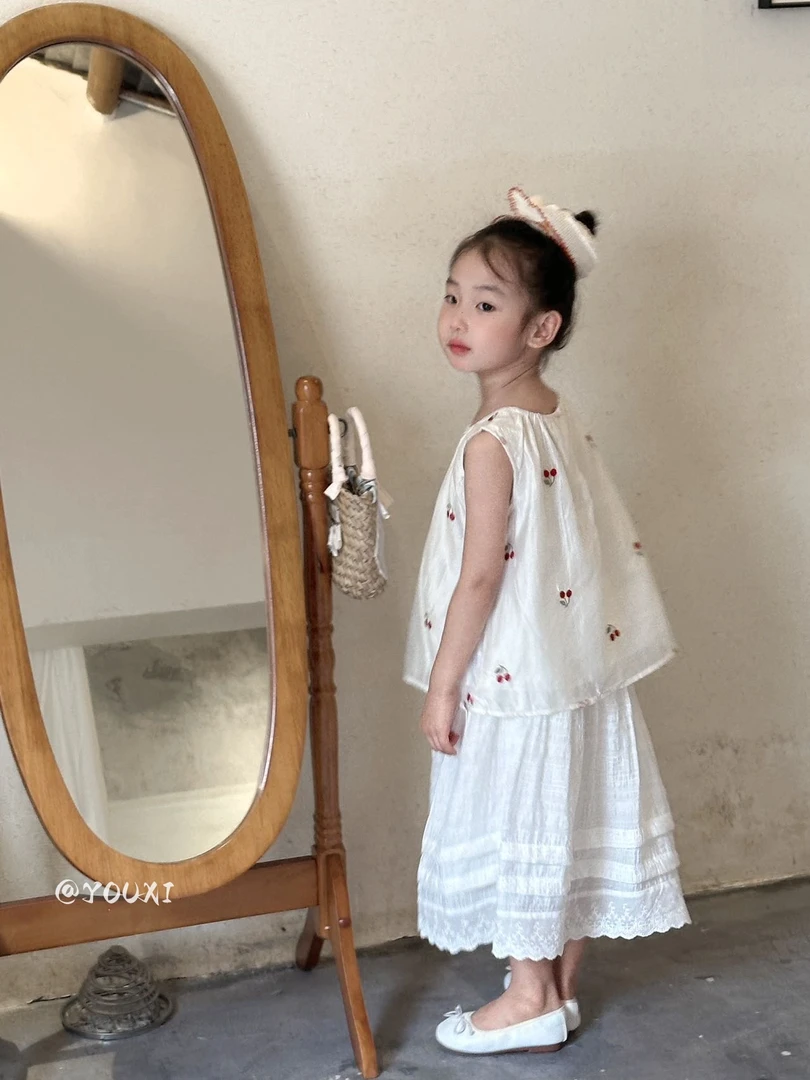 25夏-【新款】刺绣樱桃小衫    KS240  【夏款】