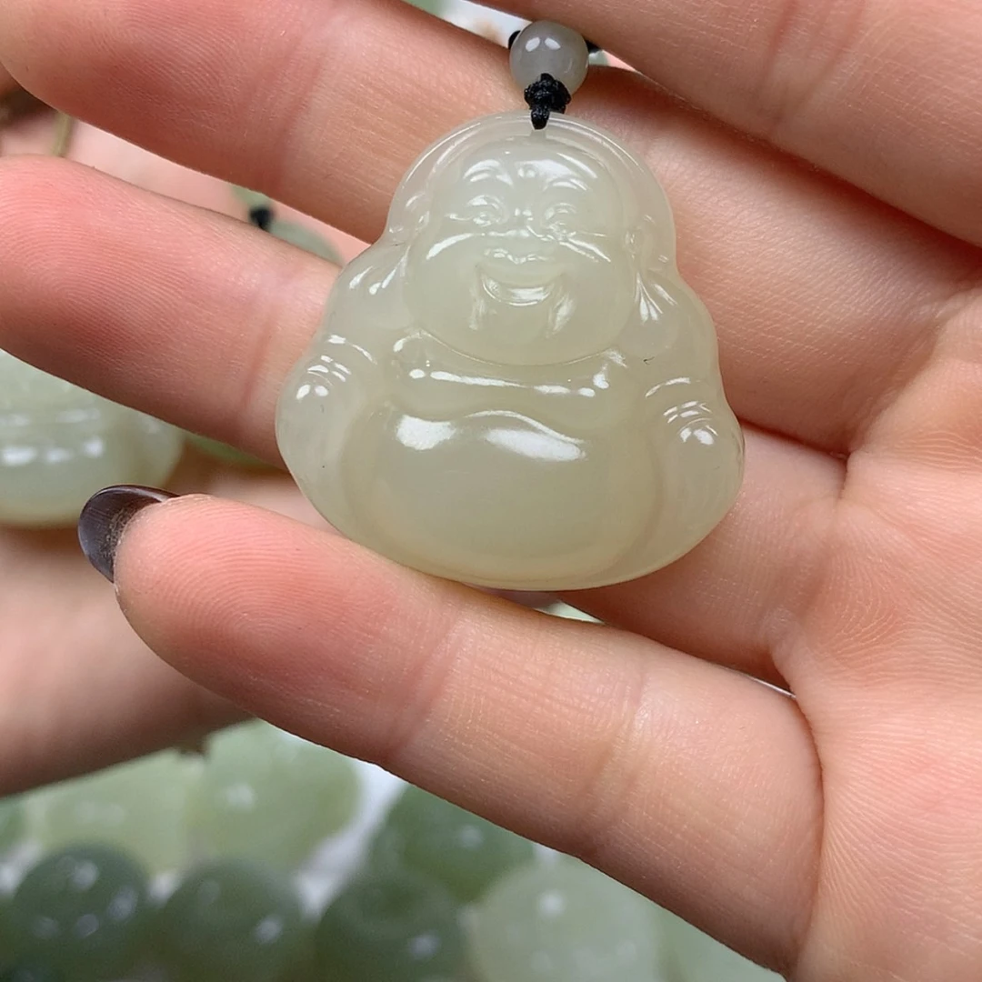 【闪购商品】颈饰未镶嵌和田玉忆**门