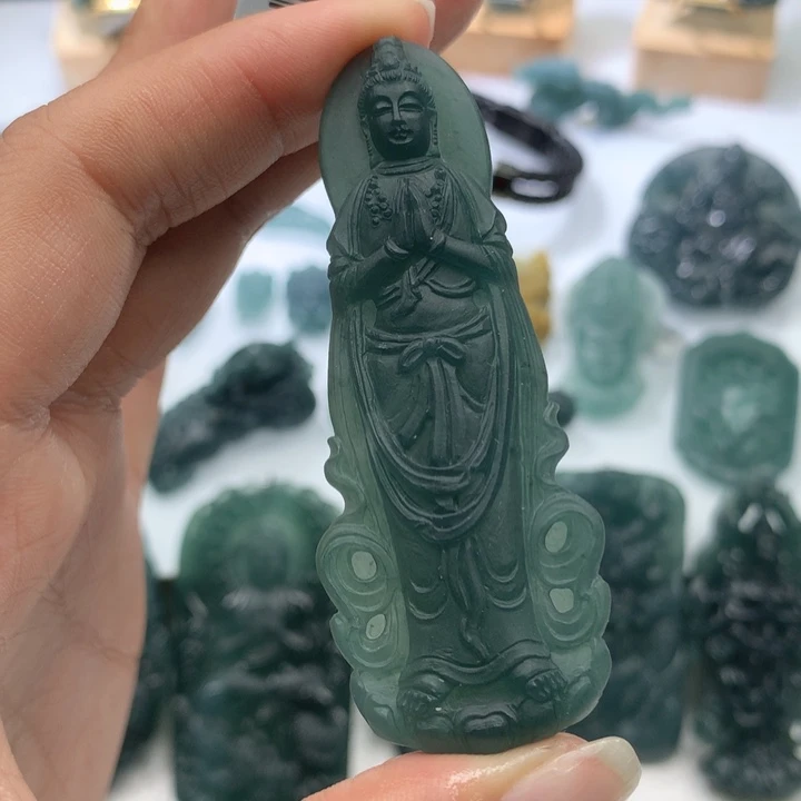 未镶嵌定制翡翠毛货不退不换