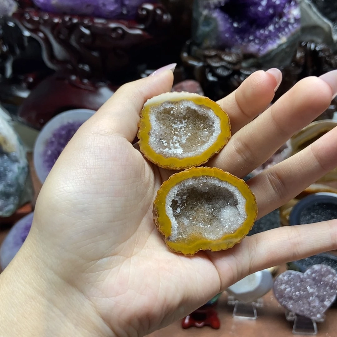 紫晶摆件未镶嵌水晶