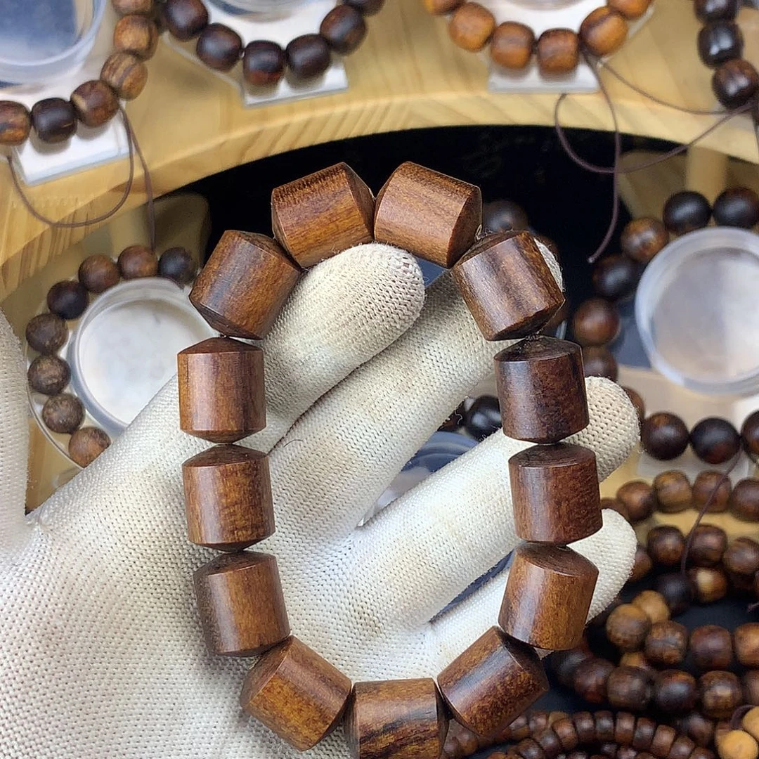 贡木手串/手链1518贡木麻丝桶珠特惠福利