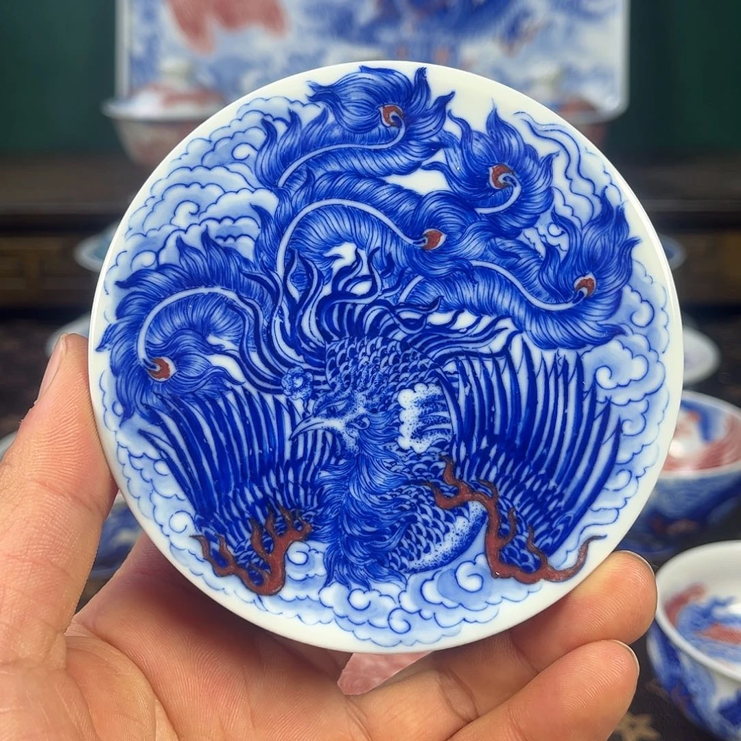 瓷片自成堂景德镇手工手绘