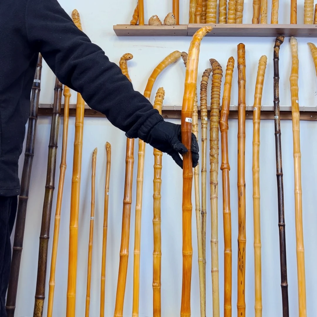 1522玉竹杖登山杖手持拐棍