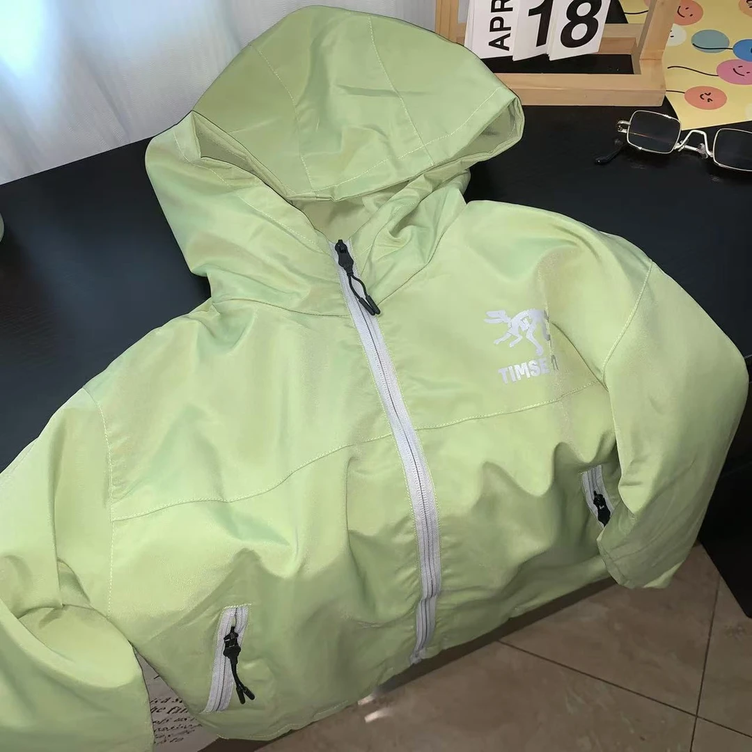 秋款断码冲锋衣防水学院春秋运动超轻时尚春季休闲儿童男宝外套