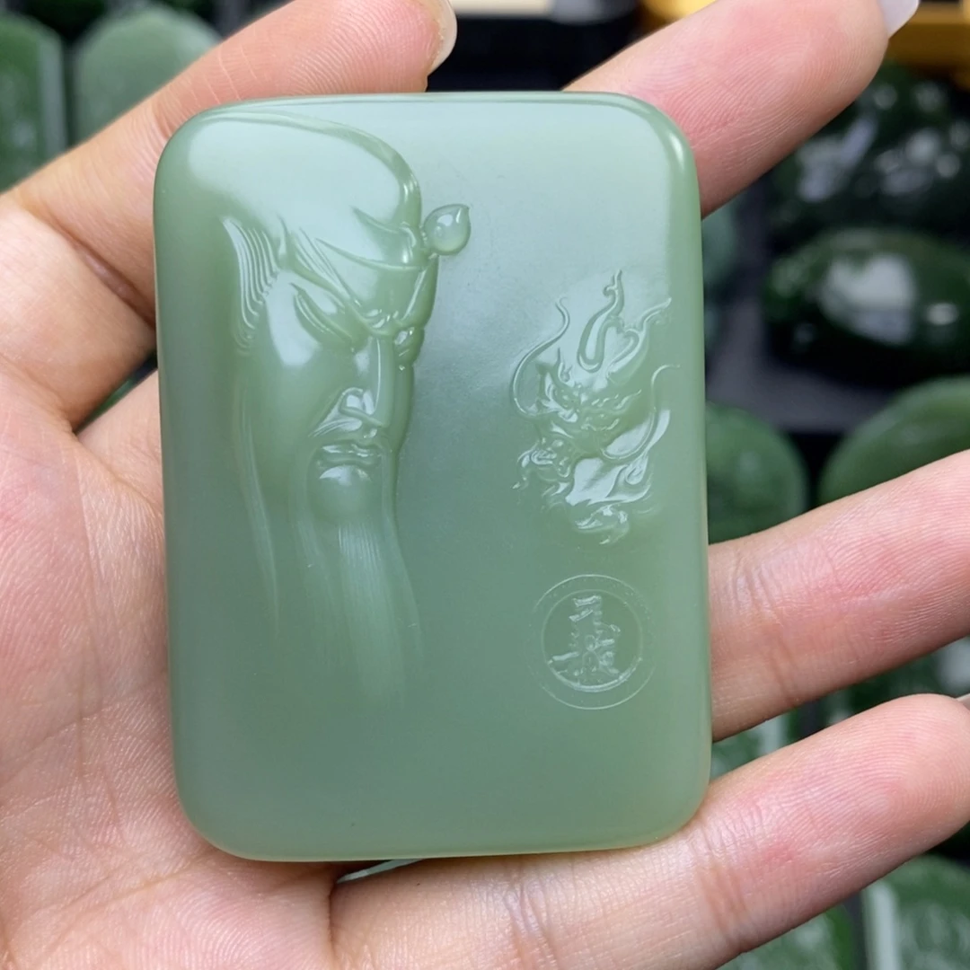 未镶嵌和田玉（碧玉）挂件