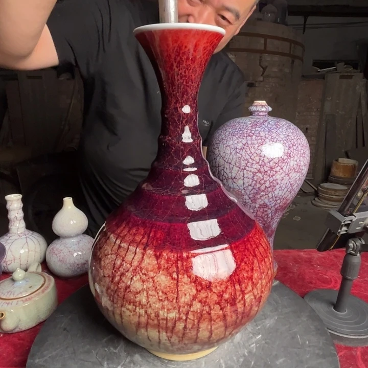 1***7牛家钧窑牛自恒老师钧瓷瓶