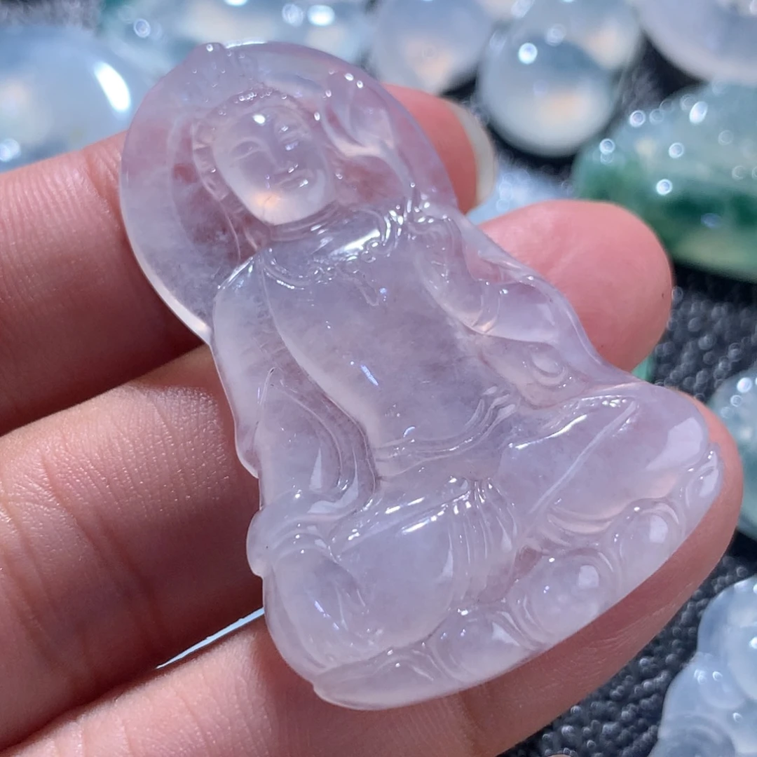 翡翠颈饰未镶嵌缅甸