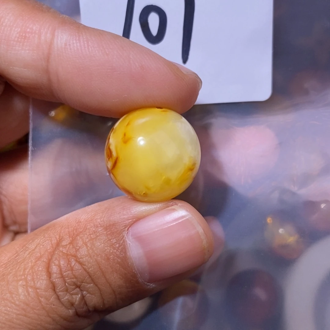 琥珀未镶嵌手链裸石