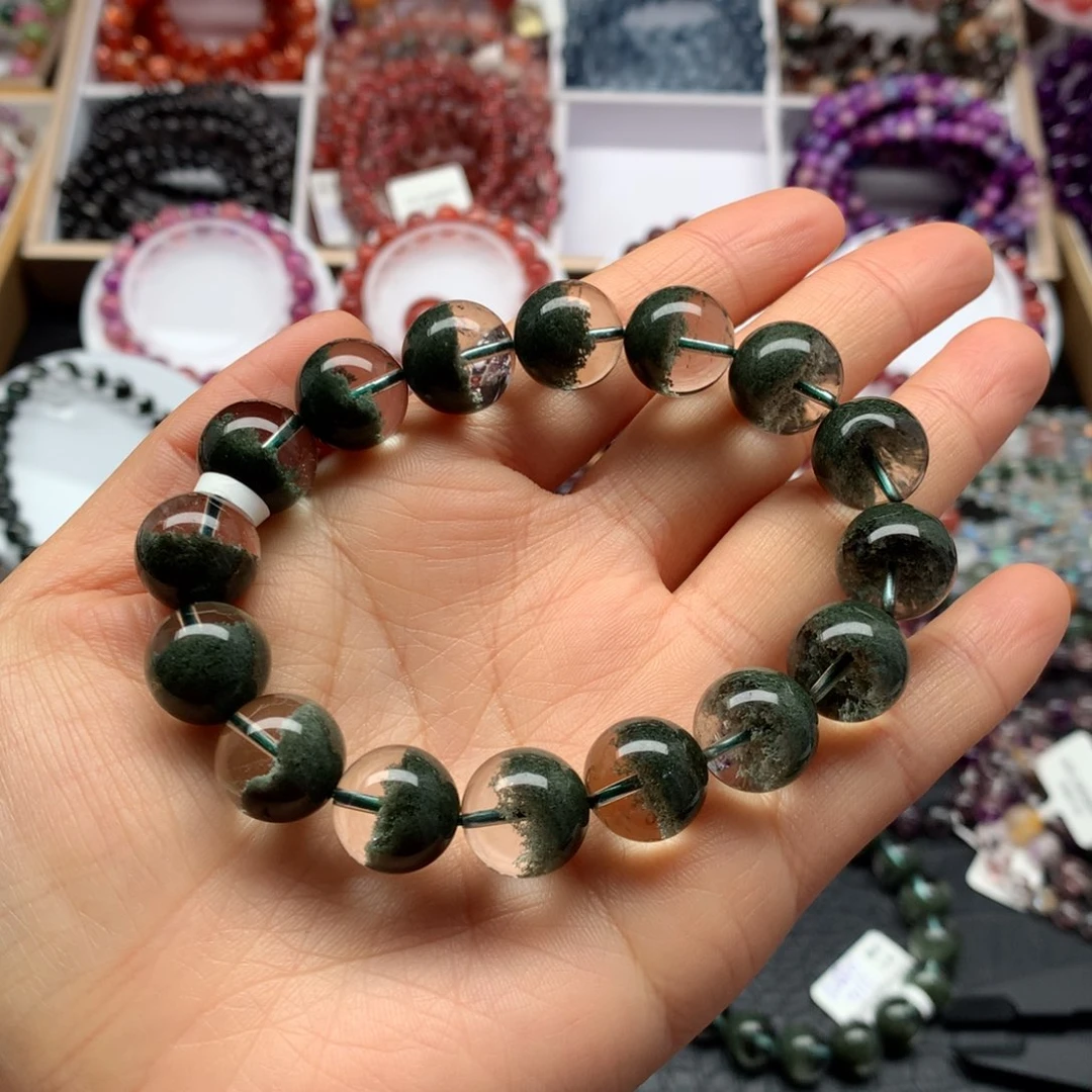 水晶手链未镶嵌绿幽灵JJ13