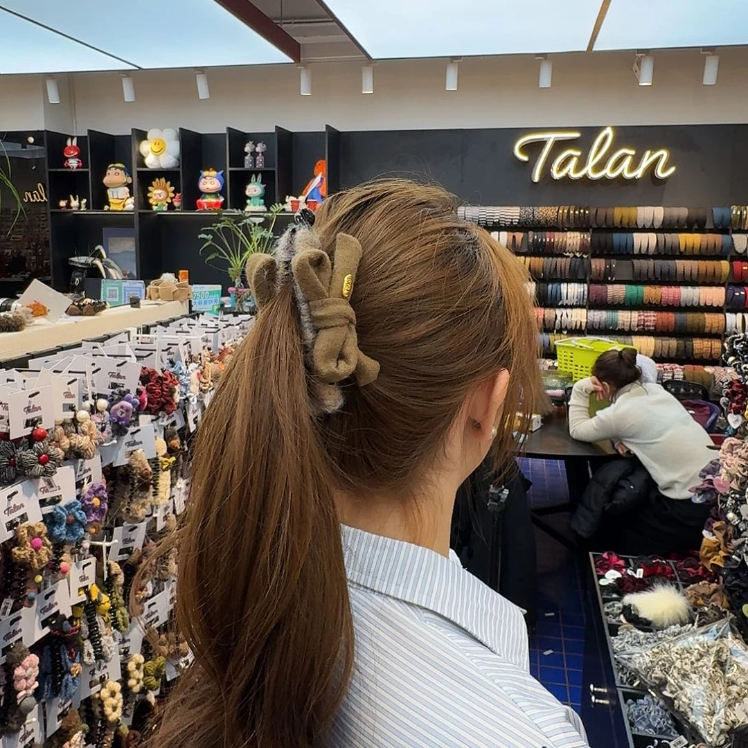 非金属大号蝴蝶结香蕉夹