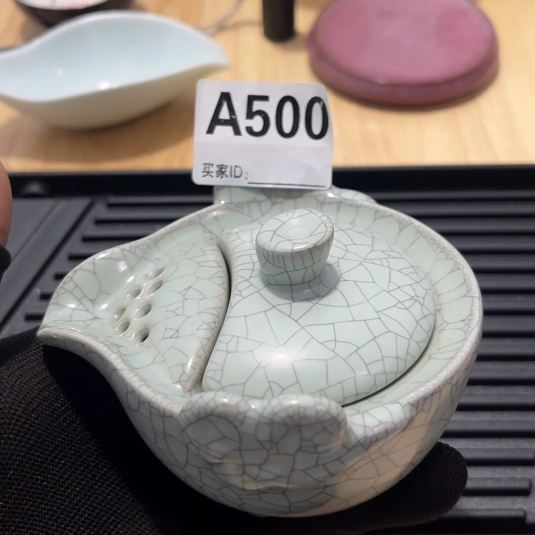 瓷片茶摆件工艺品摆件666