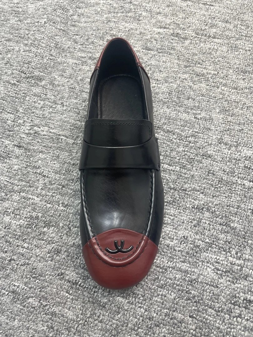 真皮单鞋软底春秋季平底鞋时尚休闲女式乐福鞋