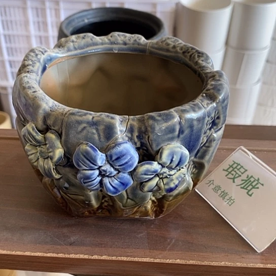 粗砂花盆瑕疵花盆有孔