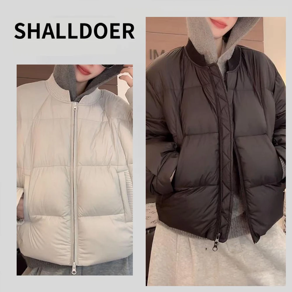 时尚潮流高级感棉服女2025冬季韩系保暖设计感小众洋气显瘦衣服