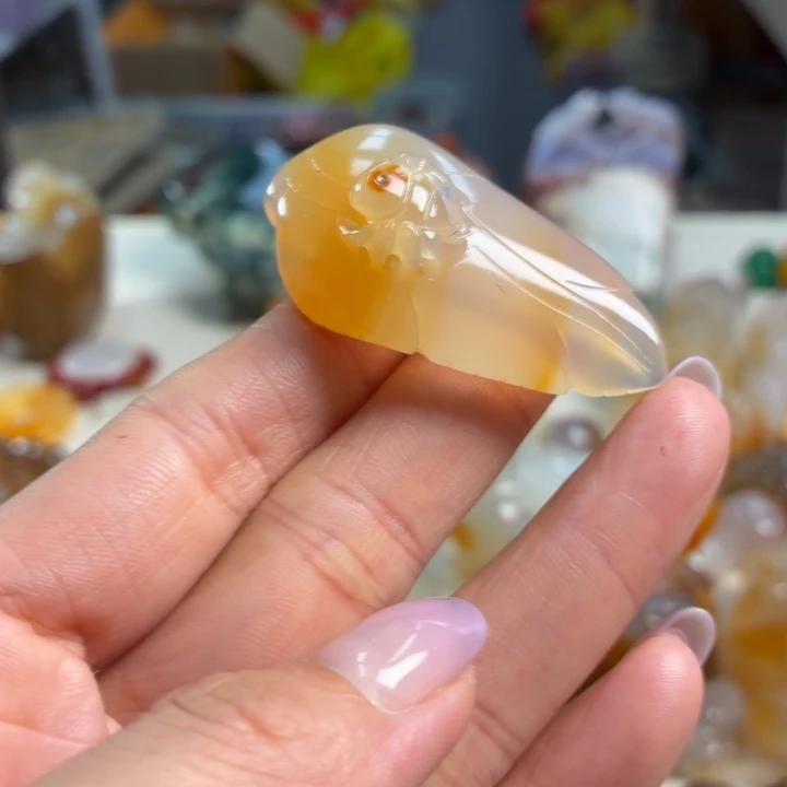 玛瑙/玉髓未镶嵌吊坠(不含链)