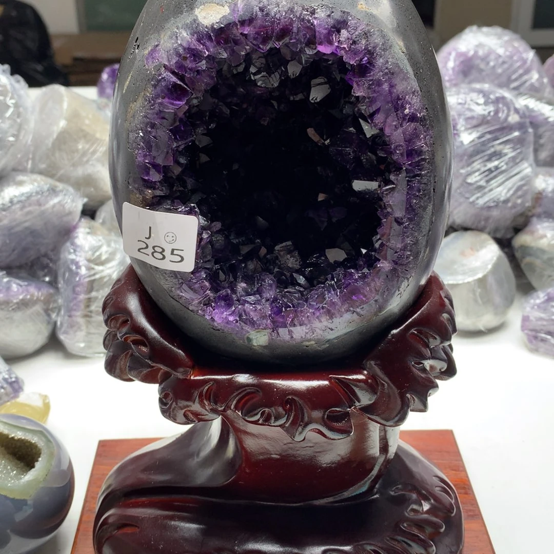 未镶嵌紫晶大型摆件（非配饰）老*