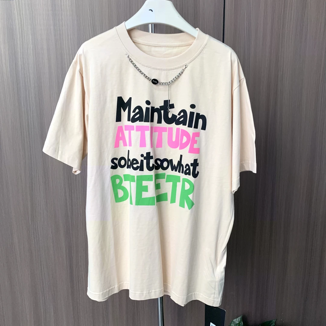 KK休闲字母潮流印花T恤【229】