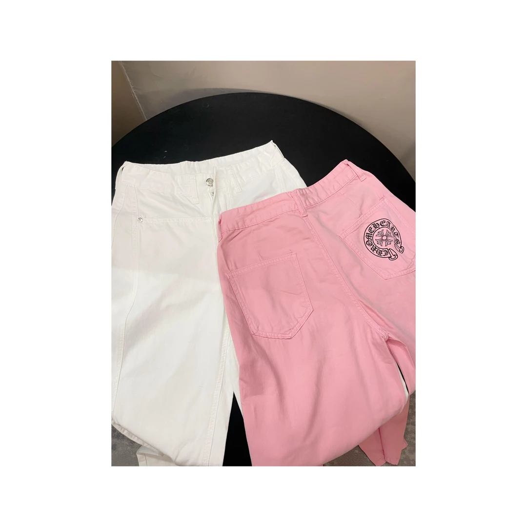 《An ni》【克克】夏季新品时尚轻薄宽松水印休闲弯刀牛仔裤Ani-C208